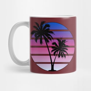 Synthwave style sunset Mug